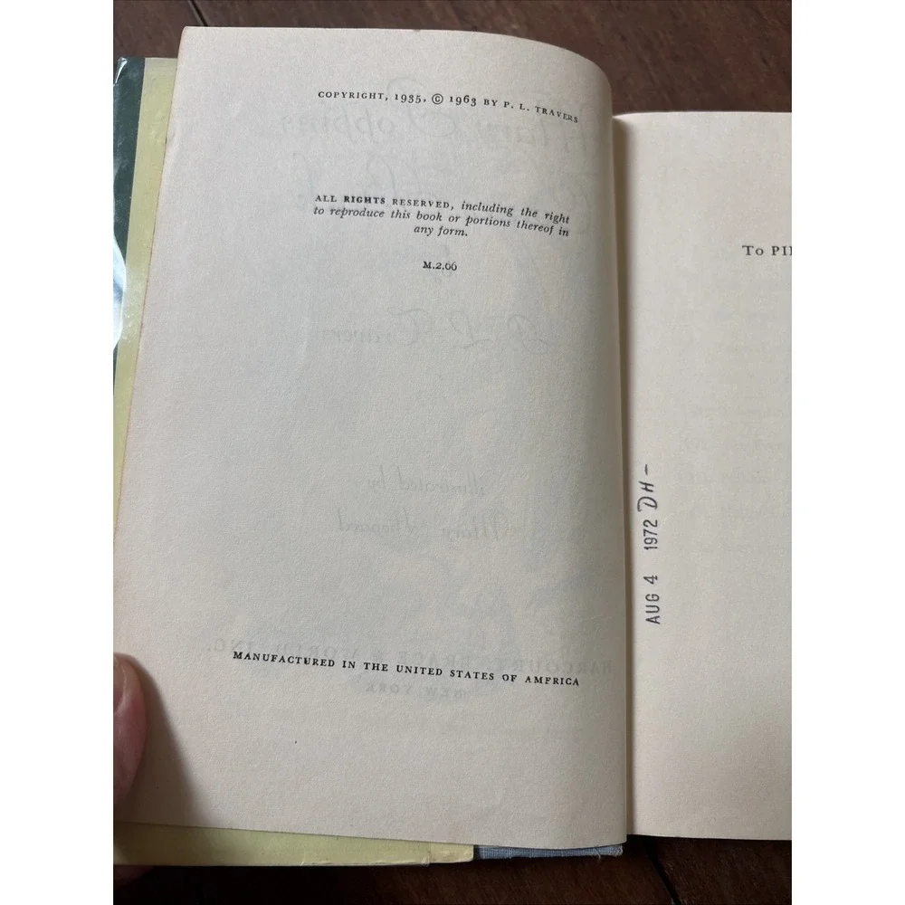 Mary Poppins Comes Back by P.L. Travers, 1963 Vintage